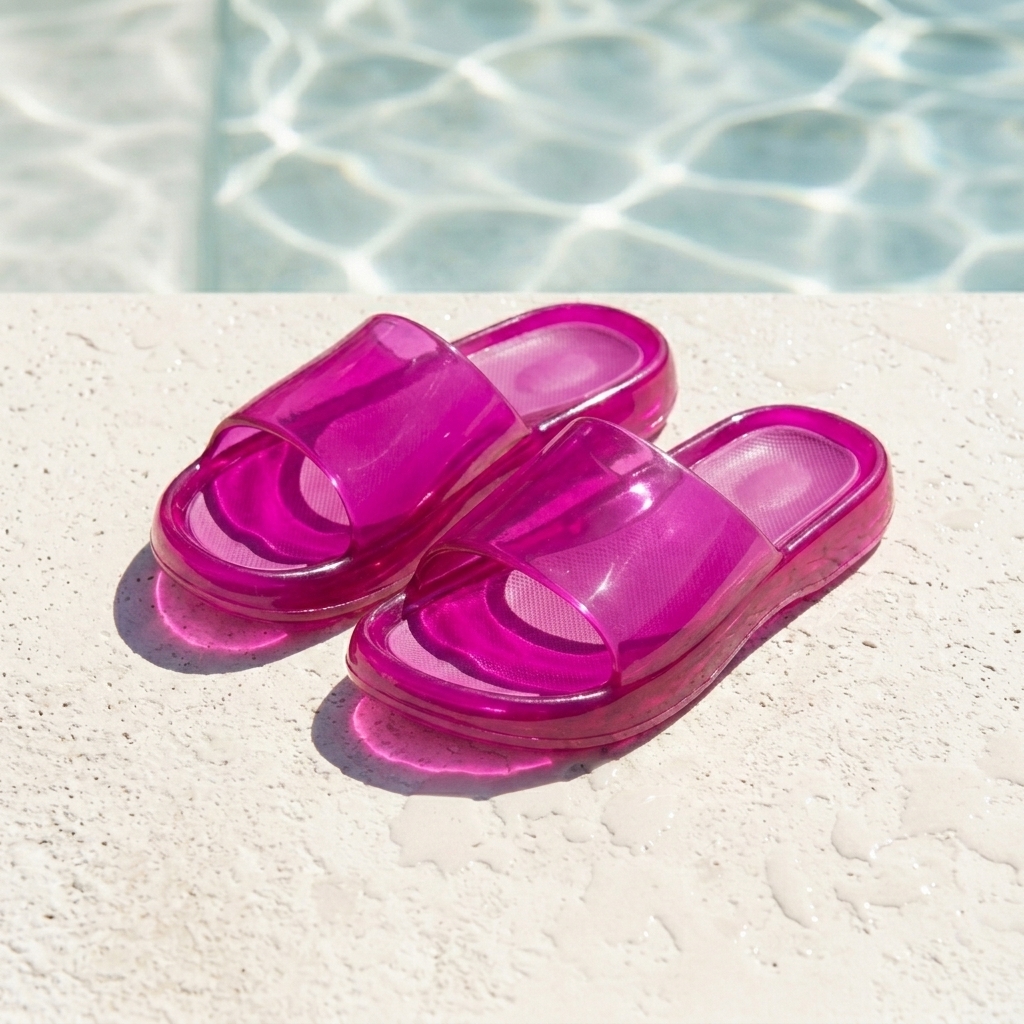 Magenta merisole pool slides